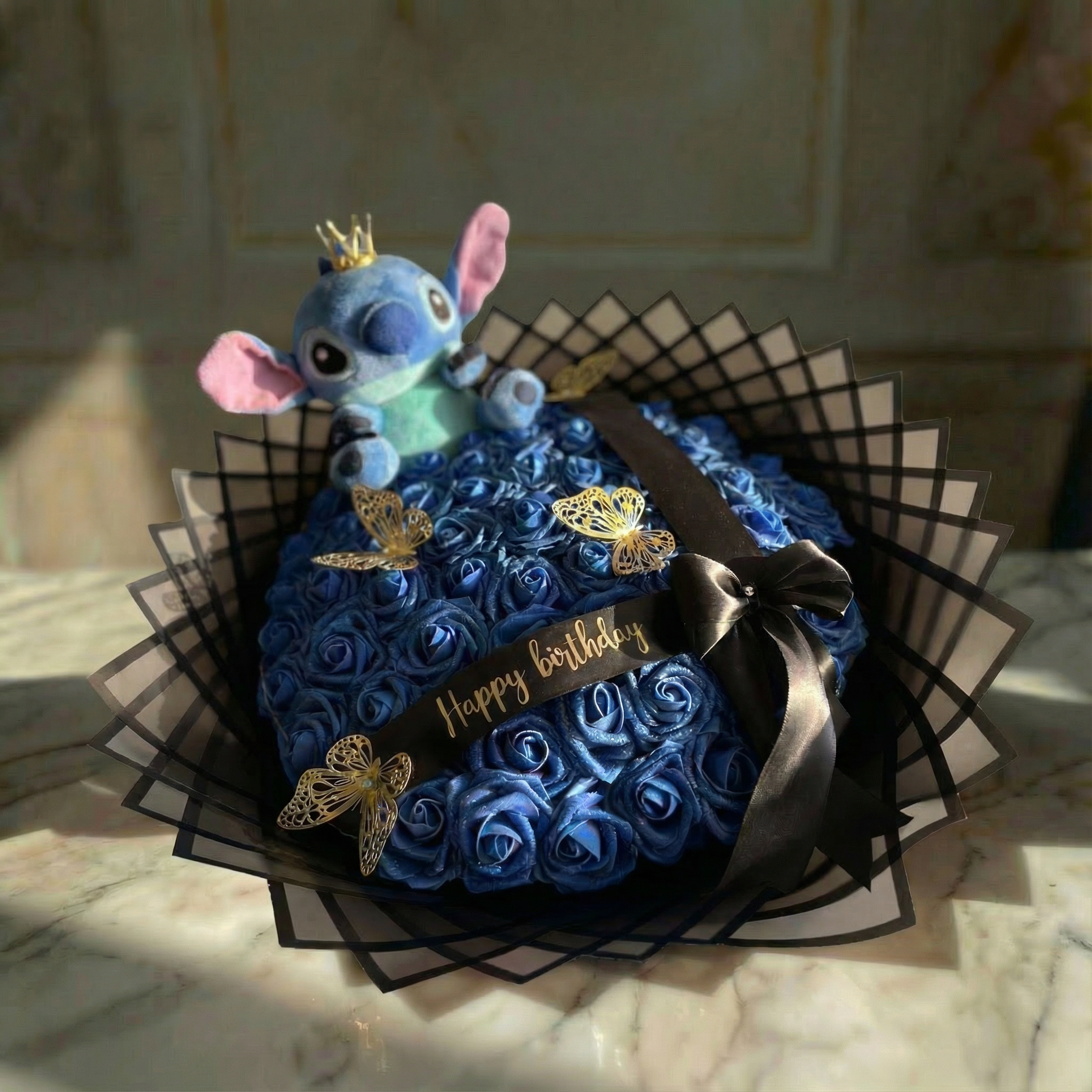 Blue Elegance Bouquet L