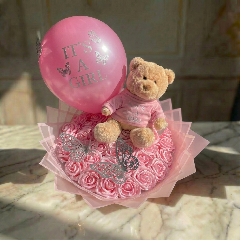 Welcome Little Girl Bouquet M